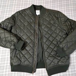 GAP Quilted Bomber Jacket